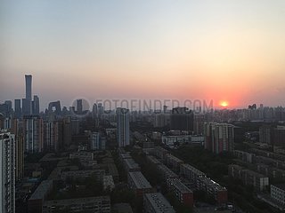(Beijingcandid) China-Peking-Sunrise-Sonnenuntergang (CN)
