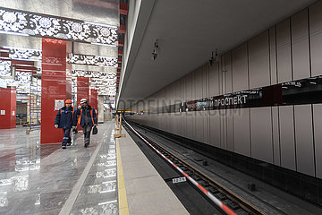 Russland-Moskau-Metro-Projektöffnung