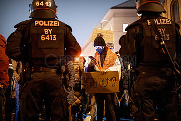 Querdenken Demonstration in München