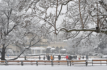 Österreich-Wien-Schnee