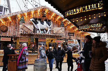 Frankreich-Paris-Weihnachtsmarkt