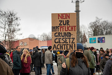 Querdenken in der bay. Provinz: Demo in Neumarkt
