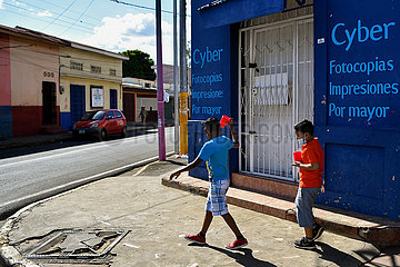 Nicaragua-tägliche Lebensstraßenansicht