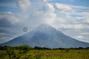 Nicaragua-Volcano-Landschaft