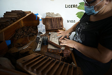 Nicaragua-Managua-Zigarrenfabrik