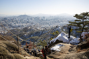 Südkorea-Seoul-tägliches Leben