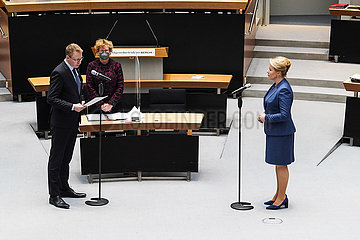 Deutschland-Berlin-New Mayor-Franziska Giffey