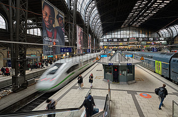 Deutschland  Hamburg - Uebersicht Hamburger Hauptbahnhof