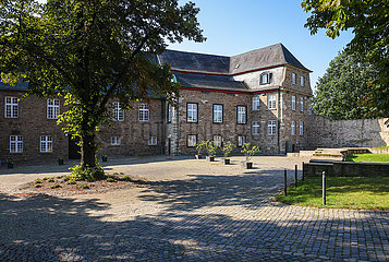 Schloss Broich  Parkanlage  MueGa  Muelheim an der Ruhr  Ruhrgebiet  Deutschland