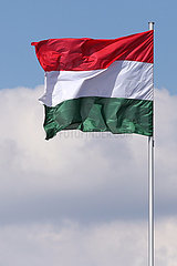Iffezheim  Deutschland  Nationalfahne von Ungarn