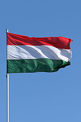 Iffezheim  Deutschland  Nationalfahne von Ungarn