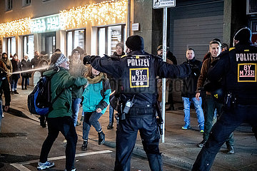 Illegale Querdenken Demo / Spaziergang in München
