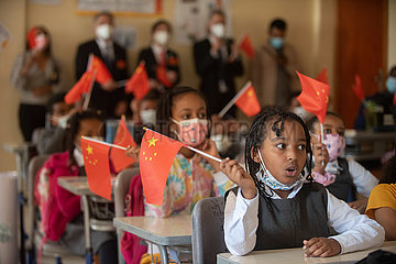Ethiopia-Addis Ababa-chinesische Spracherziehung-Shcool Kinder