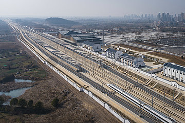 China-Anqing-Jiujiang-High-Speed-Eisenbahnbetrieb (CN)