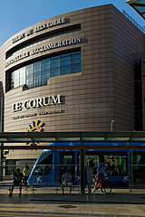 Frankreich  Herault (34)  Das Corum Center Building Building