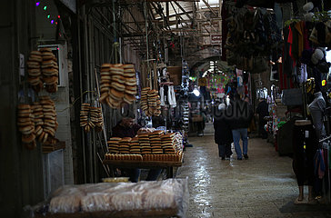 Midest-Nablus-tägliches Leben