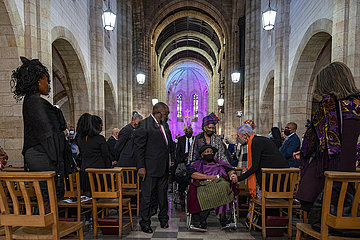 Südafrika-Kapstadt-Desmond Tutu-offizielles Begräbnis