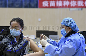 China-Ningxia-Yinchuan-Impfung (CN)