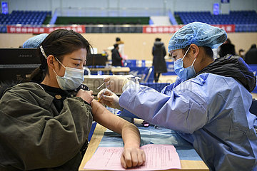 China-Ningxia-Yinchuan-Impfung (CN)