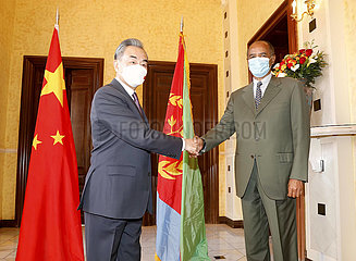 Eritrea-Asmara-Wang Yi-Präsident-Treffen