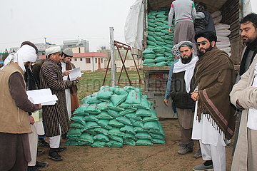 Afghanistan-jawzjan-shiberghan-humanitäre Hilfe-Verteilung