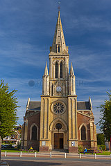 Frankreich  Calvados (14)  Houlgate  Saint Aubin-Kirche