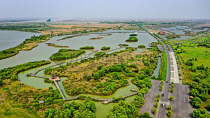Xinhua-Bilder des Jahres 2021-Luftbild