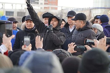 Kasachstan-Unruhen-Staat des Notfalls