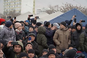 Kasachstan-Unruhen-Staat des Notfalls