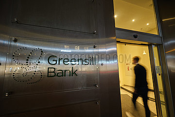 Deutschland  Bremen - Eingang zur 2021 insolvent gegangenen Greensill Bank
