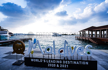 Malediven-männlicher Tourismus
