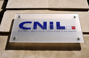 FRANKREICH. Paris (75) cnil. Das Hauptviertel der nationalen Kommission für Computer und Freiheit