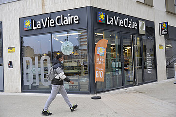 FRANKREICH. Seine-Saint-Denis (93) Bagnolet. La Vie Claire Bio-Supermarkt