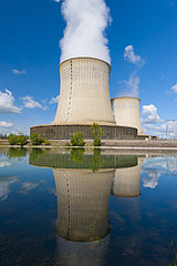 Frankreich  Loir-et-Cher (41)  Saint-Laurent-Des-Eaux  EDF Kernkraftwerk (CNPE)