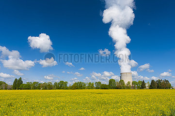 Frankreich  Loir-et-Cher (41)  Saint-Laurent-Des-Eaux  EDF Kernkraftwerk (CNPE)