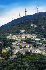 Frankreich - Corsica Cape - Rogliano Dorf