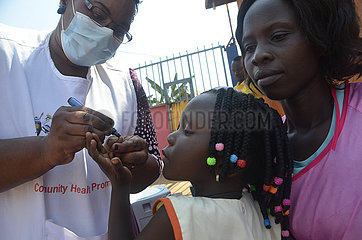 Uganda-Kampala-Polio-Immunisierung