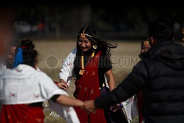Nepal-Kathmandu-Maghe Sankranti Festival