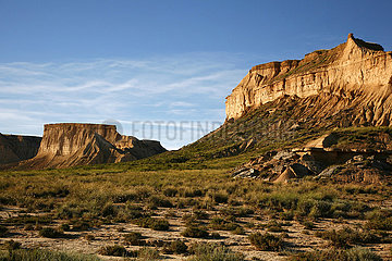 Spanien  Provinz Navarra  Bardenas Reales  Wüste von Bardenas