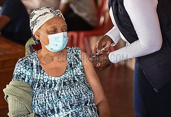Botswana-Gaborone-Covid-19-Impfstoff-Booster-Schüsse