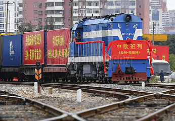 China-Quanzhou-europe-Güterzug-Routenöffnung (CN)
