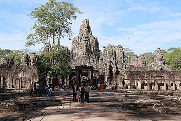 Kambodscha-Siem Reap-Bayon-Tempel
