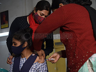 Indien-Agartala-Impfung