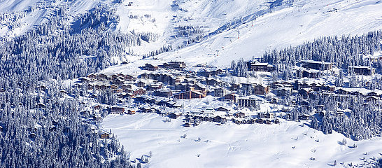 Frankreich  Savoie (73) Tarentaise  Montvalezan  Skigebiet La Rosierere