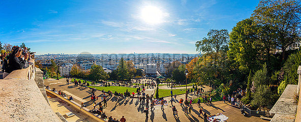 France  Paris (75) 18th Arr  Montmartre  Louise Michel square
