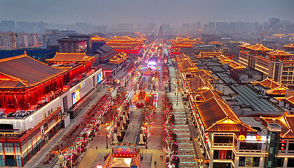 China-Shaanxi-Xi'an-Nacht-Ansicht (CN)