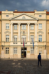 Kroatien  Zagreb - Parlament der Republik Kroatien (Hrvatski sabor) in der Oberstadt am Markusplatz