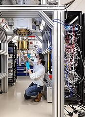 Quantencomputer  Forschungszentrum Juelich  Nordrhein-Westfalen  Deutschland  Europa