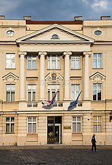 Kroatien  Zagreb - Parlament der Republik Kroatien (Hrvatski sabor) in der Oberstadt am Markusplatz