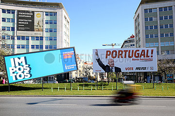 Portugal-Lissabon-Wahlen-Kampagne